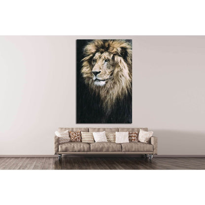 Large Lion №191 Ready to Hang Canvas PrintCanvas art arrives ready to hang, with hanging accessories included and no additional framing required. Every canvas print is hand-crafted, made on-demand at our workshop and expertly stretched around 100% North A