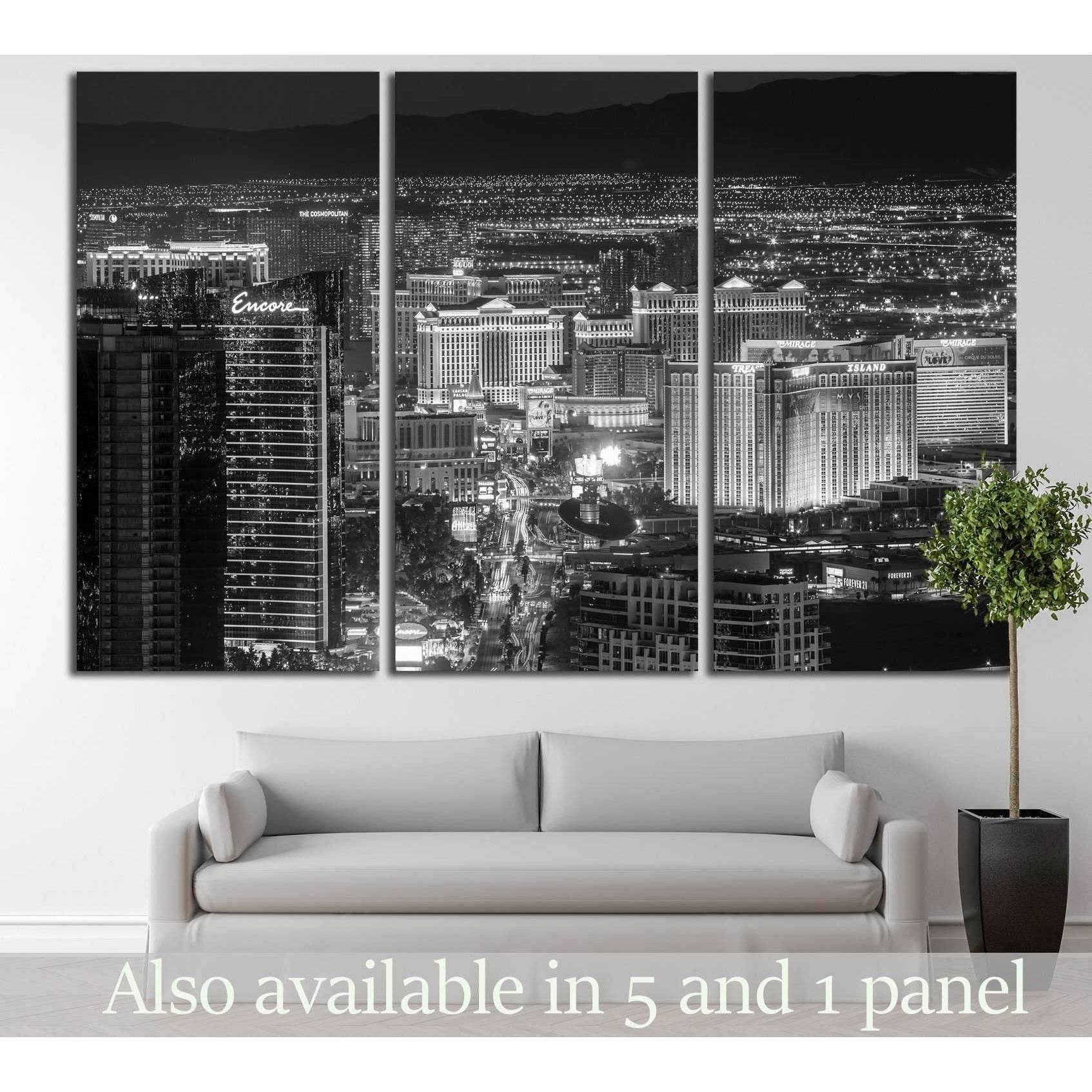 Las Vegas №529 Ready to Hang Canvas Print - Zellart Canvas Prints ALL_Products, s-529