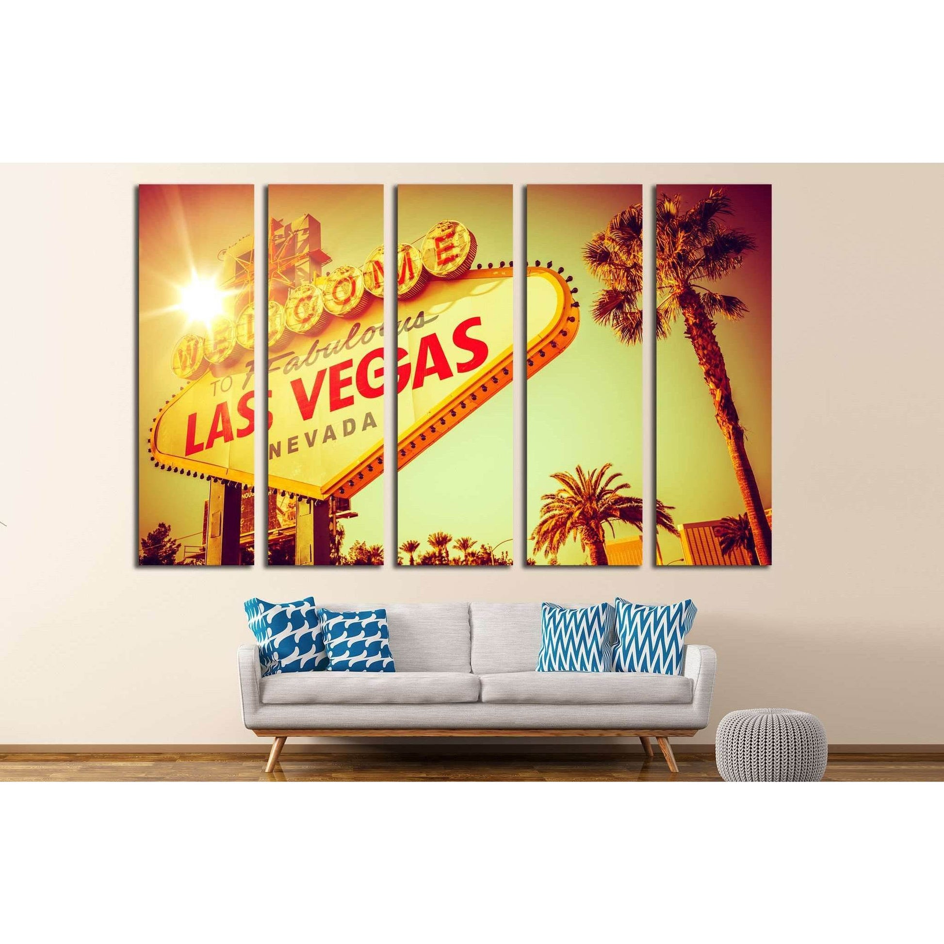 Las Vegas №530 Ready to Hang Canvas Print - Zellart Canvas Prints ALL_Products, s-530