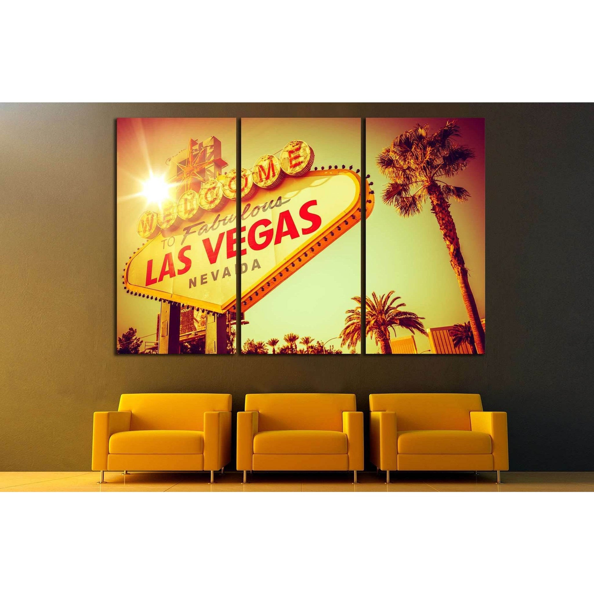 Las Vegas №530 Ready to Hang Canvas Print - Zellart Canvas Prints ALL_Products, s-530