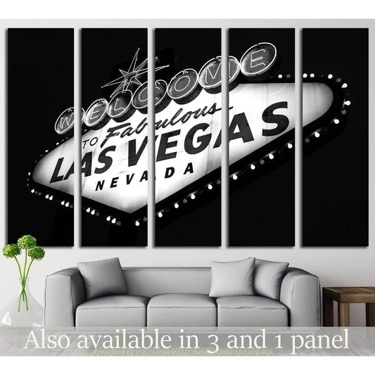 Las Vegas Nevada №518 Ready to Hang Canvas Print - Zellart Canvas Prints ALL_Products, s-518