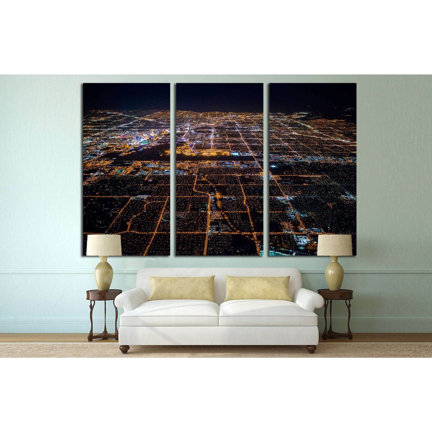 Las Vegas Nevada №526 Ready to Hang Canvas Print - Zellart Canvas Prints ALL_Products, s-526