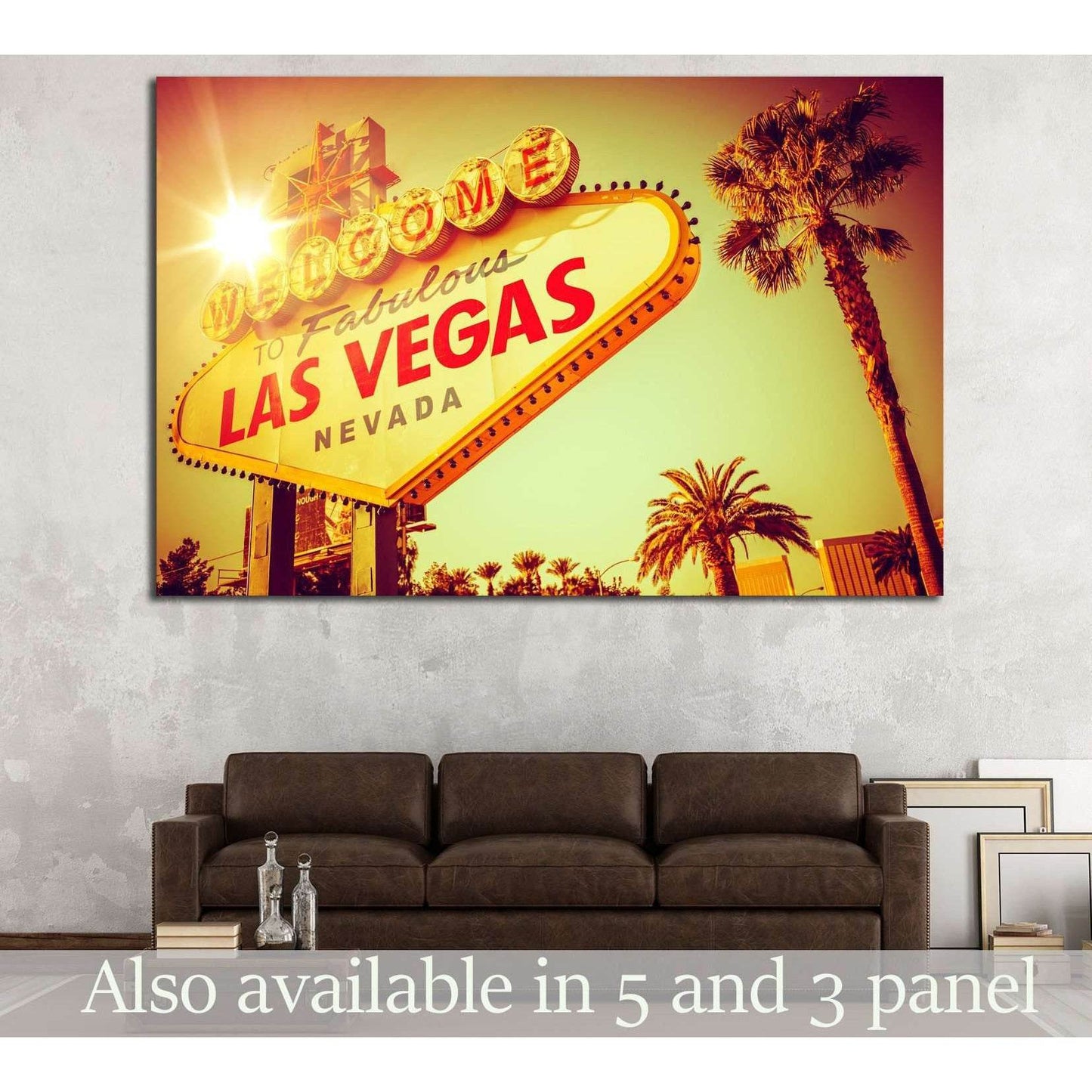 Las Vegas №530 Ready to Hang Canvas PrintCanvas art arrives ready to hang, with hanging accessories included and no additional framing required. Every canvas print is hand-crafted, made on-demand at our workshop and expertly stretched around 100% North Am