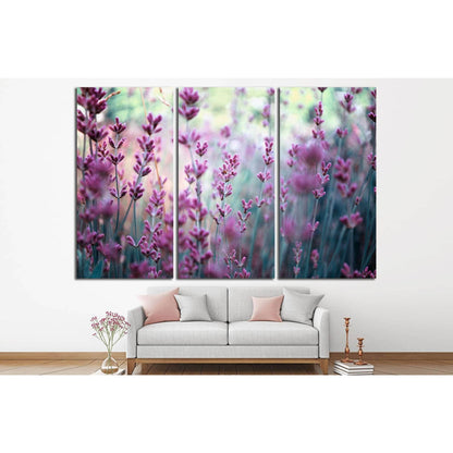 lavender flowers №834 Ready to Hang Canvas Print - Zellart Canvas Prints ALL_Products, s-834