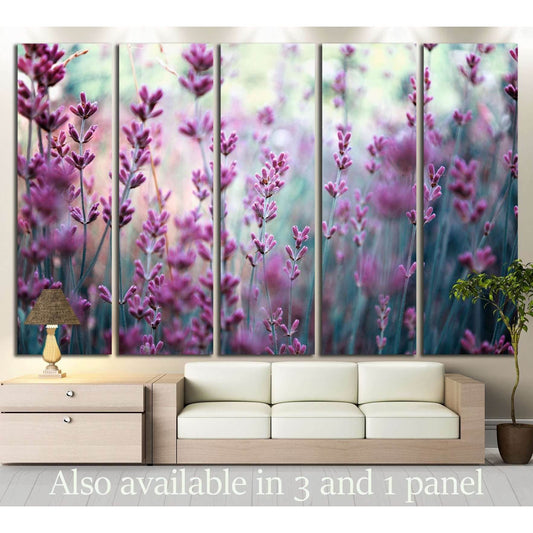 lavender flowers №834 Ready to Hang Canvas Print - Zellart Canvas Prints ALL_Products, s-834