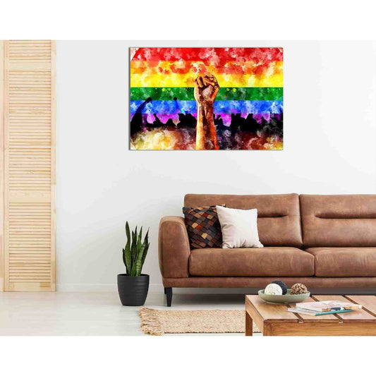 LGBT community №2115 Ready to Hang Canvas Print - Zellart Canvas Prints 2115, ALL_Products