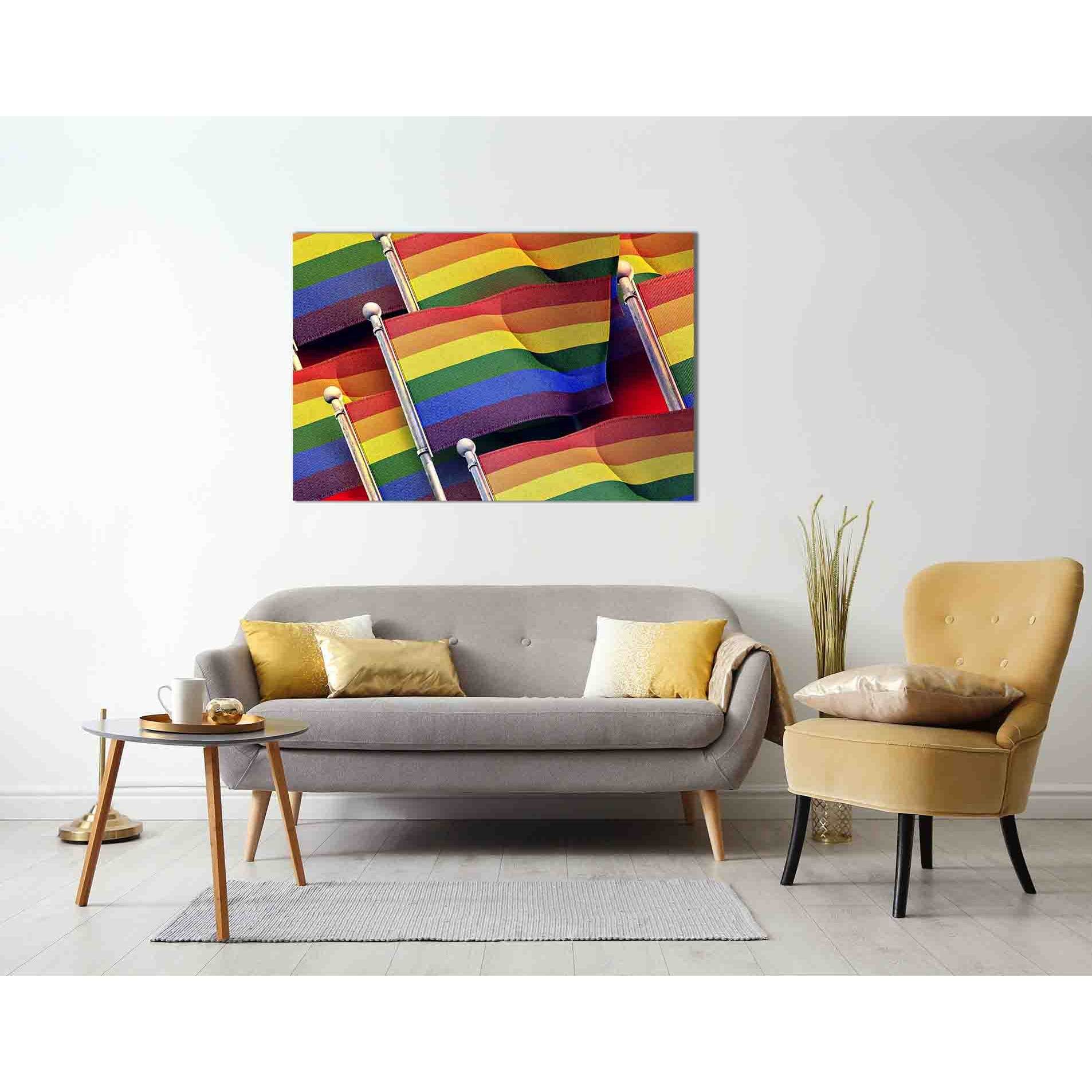 LGBT flag №2156 Ready to Hang Canvas Print - Zellart Canvas Prints 2156, ALL_Products