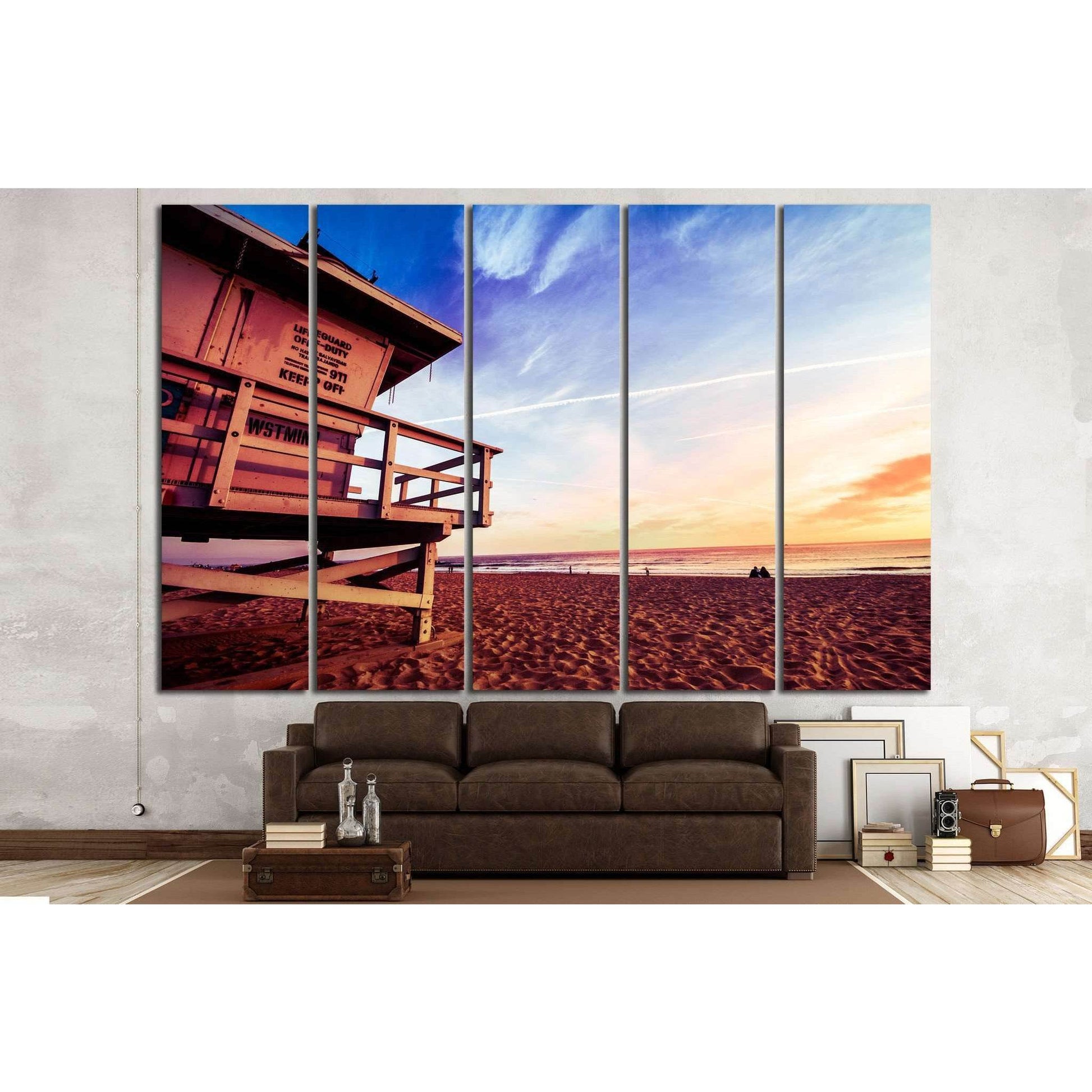 Lifeguard, Venice Beach №883 Ready to Hang Canvas PrintCanvas art arrives ready to hang, with hanging accessories included and no additional framing required. Every canvas print is hand-crafted, made on-demand at our workshop and expertly stretched around