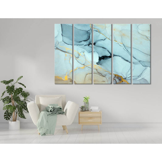 Light Mint Fashionable Abstract №04414 Ready to Hang Canvas Print - Zellart Canvas Prints ALL_Products