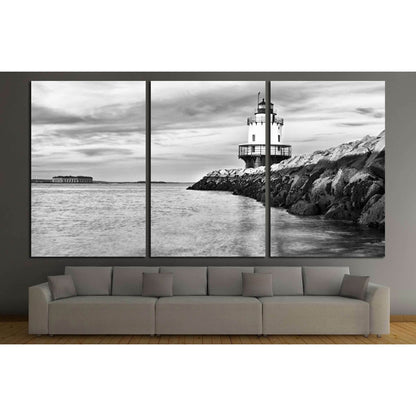 Lighthouse on top of a rocky island in Maine №2869 Ready to Hang Canvas PrintCanvas art arrives ready to hang, with hanging accessories included and no additional framing required. Every canvas print is hand-crafted, made on-demand at our workshop and exp