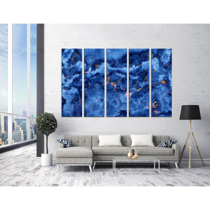 Lightning In The Sky Abstract №041333 Ready to Hang Canvas Print - Zellart Canvas Prints ALL_Products