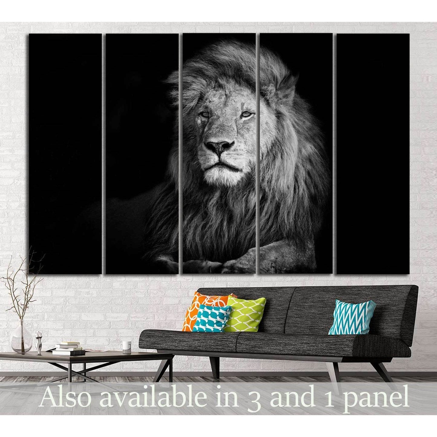 Lion №188 Ready to Hang Canvas PrintCanvas art arrives ready to hang, with hanging accessories included and no additional framing required. Every canvas print is hand-crafted, made on-demand at our workshop and expertly stretched around 100% North America
