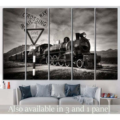 Locomotive №230 Ready to Hang Canvas Print - Zellart Canvas Prints ALL_Products, wd-230