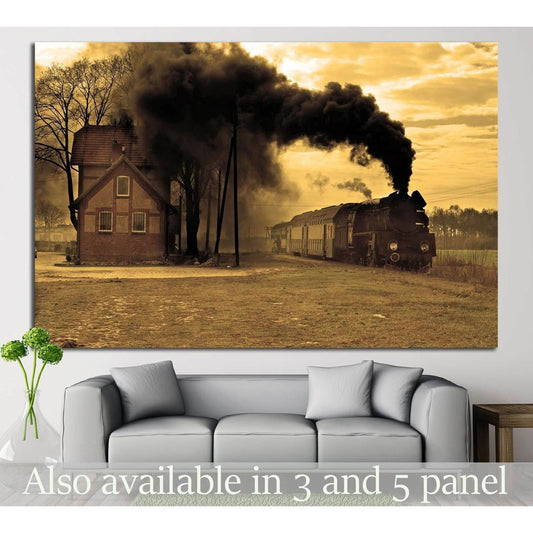 Locomotive and Smoke №236 Ready to Hang Canvas PrintCanvas art arrives ready to hang, with hanging accessories included and no additional framing required. Every canvas print is hand-crafted, made on-demand at our workshop and expertly stretched around 10