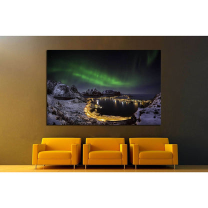 Lofoten islands, Norway №1431 Ready to Hang Canvas Print - Zellart Canvas Prints ALL_Products, s-1431