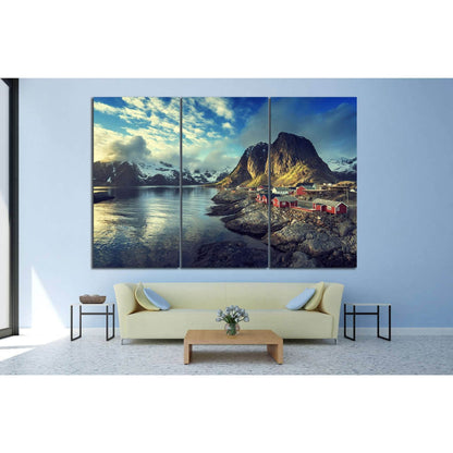 Lofoten islands, Norway №612 Ready to Hang Canvas Print - Zellart Canvas Prints ALL_Products, s-612