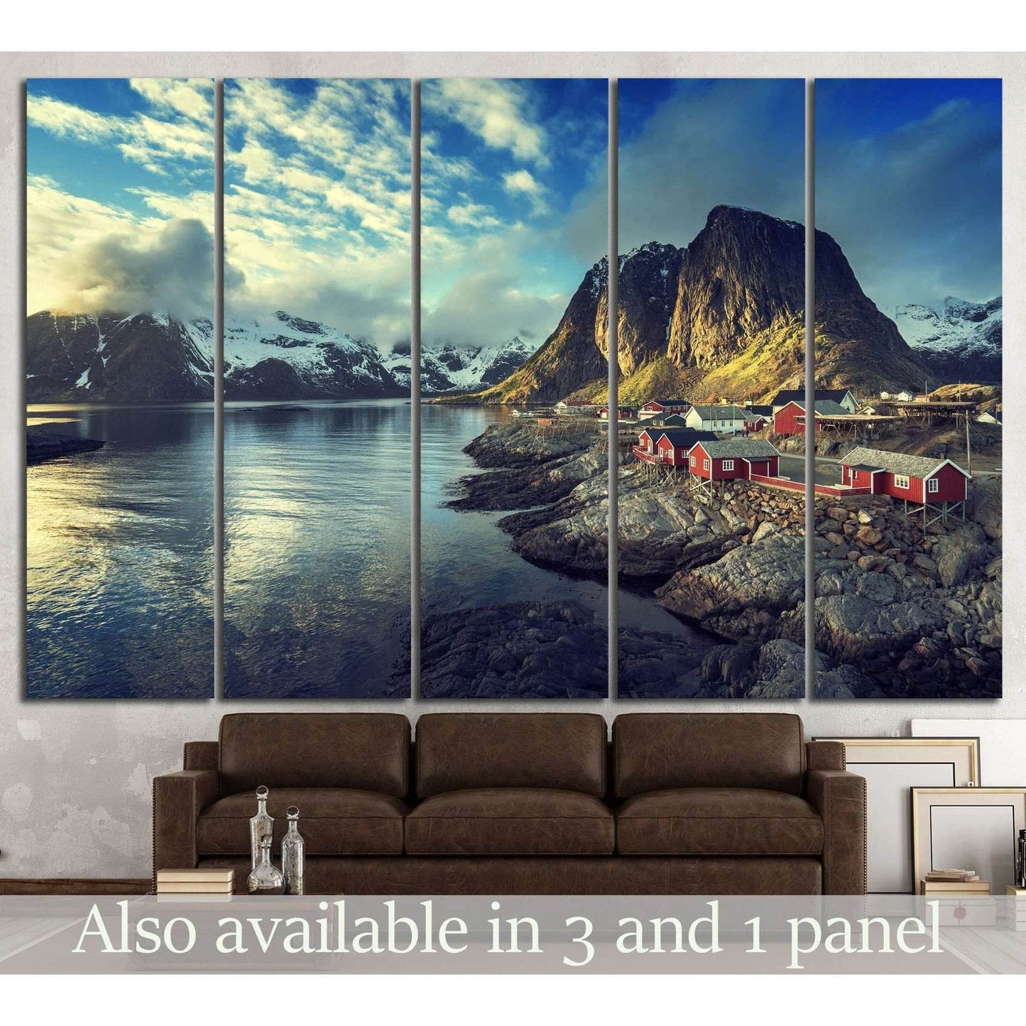 Lofoten islands, Norway №612 Ready to Hang Canvas Print - Zellart Canvas Prints ALL_Products, s-612