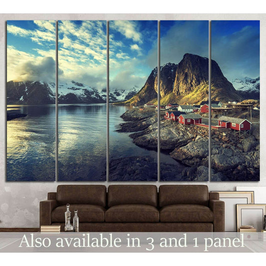 Lofoten islands, Norway №612 Ready to Hang Canvas Print - Zellart Canvas Prints ALL_Products, s-612
