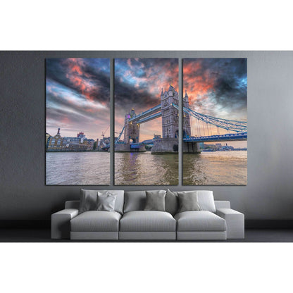London Bridge at sunset №2266 Ready to Hang Canvas PrintCanvas art arrives ready to hang, with hanging accessories included and no additional framing required. Every canvas print is hand-crafted, made on-demand at our workshop and expertly stretched aroun