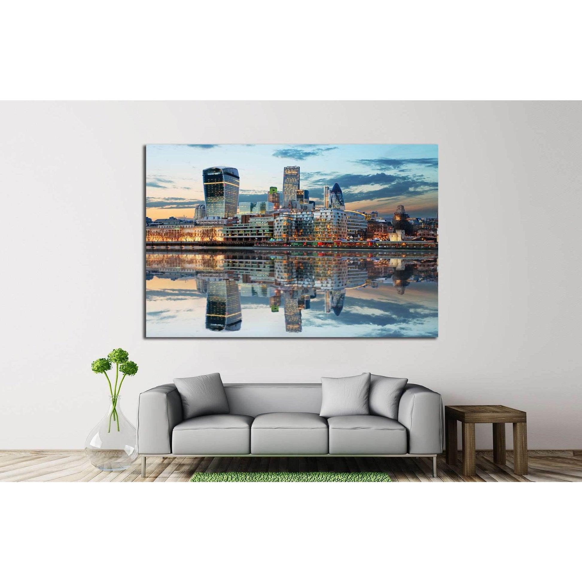 London Skylines №571 Ready to Hang Canvas PrintCanvas art arrives ready to hang, with hanging accessories included and no additional framing required. Every canvas print is hand-crafted, made on-demand at our workshop and expertly stretched around 100% No