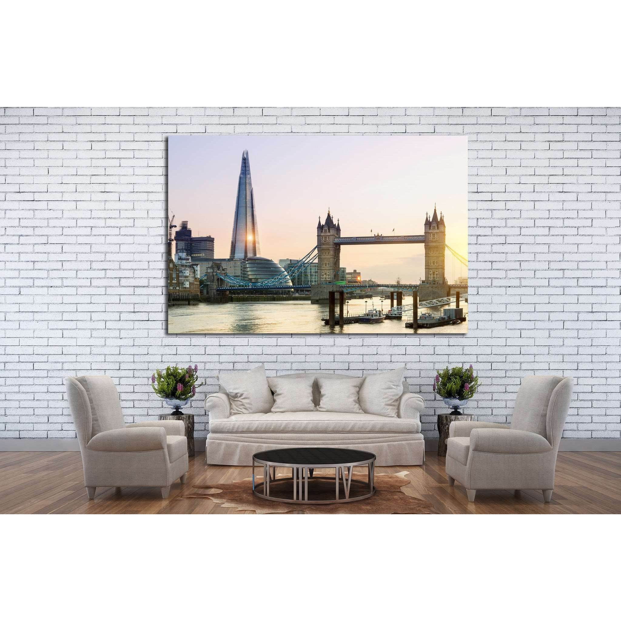 London, Tower Bridge №572 Ready to Hang Canvas Print