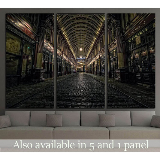 LONDON, UK, Leadenhall Market in the City of London №2202 Ready to Hang Canvas Print - Zellart Canvas Prints ALL_Products, s-2202