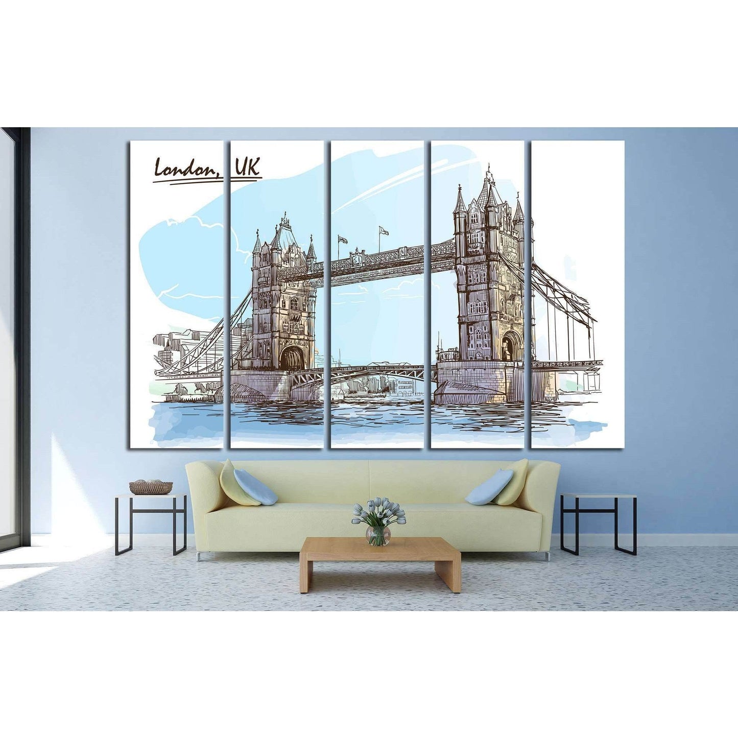 London, UK №577 Ready to Hang Canvas PrintCanvas art arrives ready to hang, with hanging accessories included and no additional framing required. Every canvas print is hand-crafted, made on-demand at our workshop and expertly stretched around 100% North A
