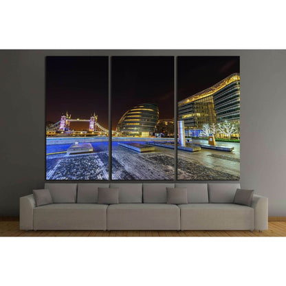 LONDON, UK, Tower Bridge №1261 Ready to Hang Canvas Print - Zellart Canvas Prints ALL_Products, s-1261