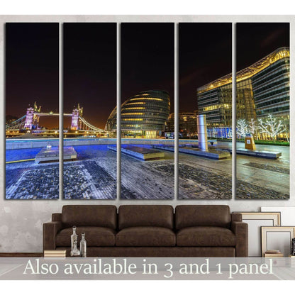 LONDON, UK, Tower Bridge №1261 Ready to Hang Canvas Print - Zellart Canvas Prints ALL_Products, s-1261