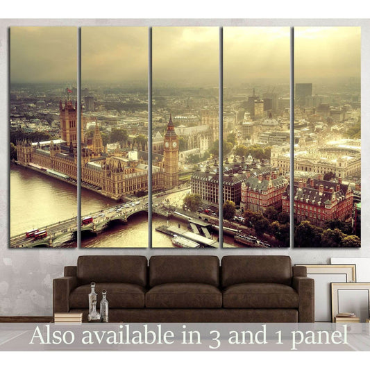 London urban cityscape №592 Ready to Hang Canvas Print - Zellart Canvas Prints ALL_Products, s-592