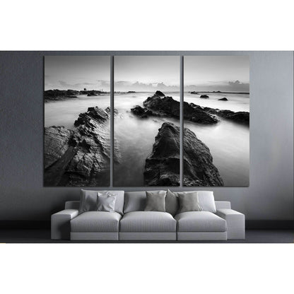 Long exposure seascape in black and white №3138 Ready to Hang Canvas PrintCanvas art arrives ready to hang, with hanging accessories included and no additional framing required. Every canvas print is hand-crafted, made on-demand at our workshop and expert