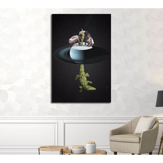 look what i found (Eugenia Loli) №3404 Ready to Hang Canvas Print - Zellart Canvas Prints ALL_Products, s-3404