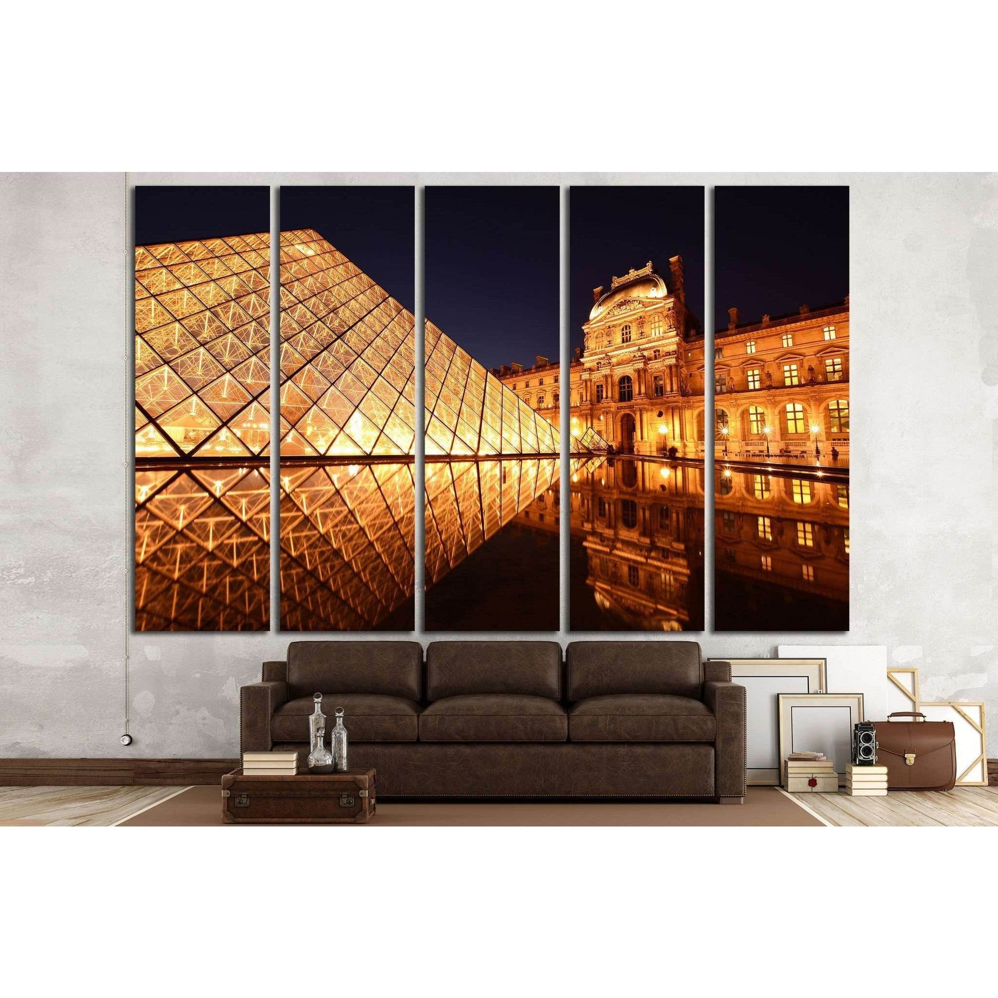 Louvre Paris №1168 Ready to Hang Canvas Print - Zellart Canvas Prints ALL_Products, s-1168
