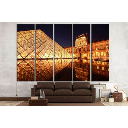 Louvre Paris №1168 Ready to Hang Canvas Print - Zellart Canvas Prints ALL_Products, s-1168