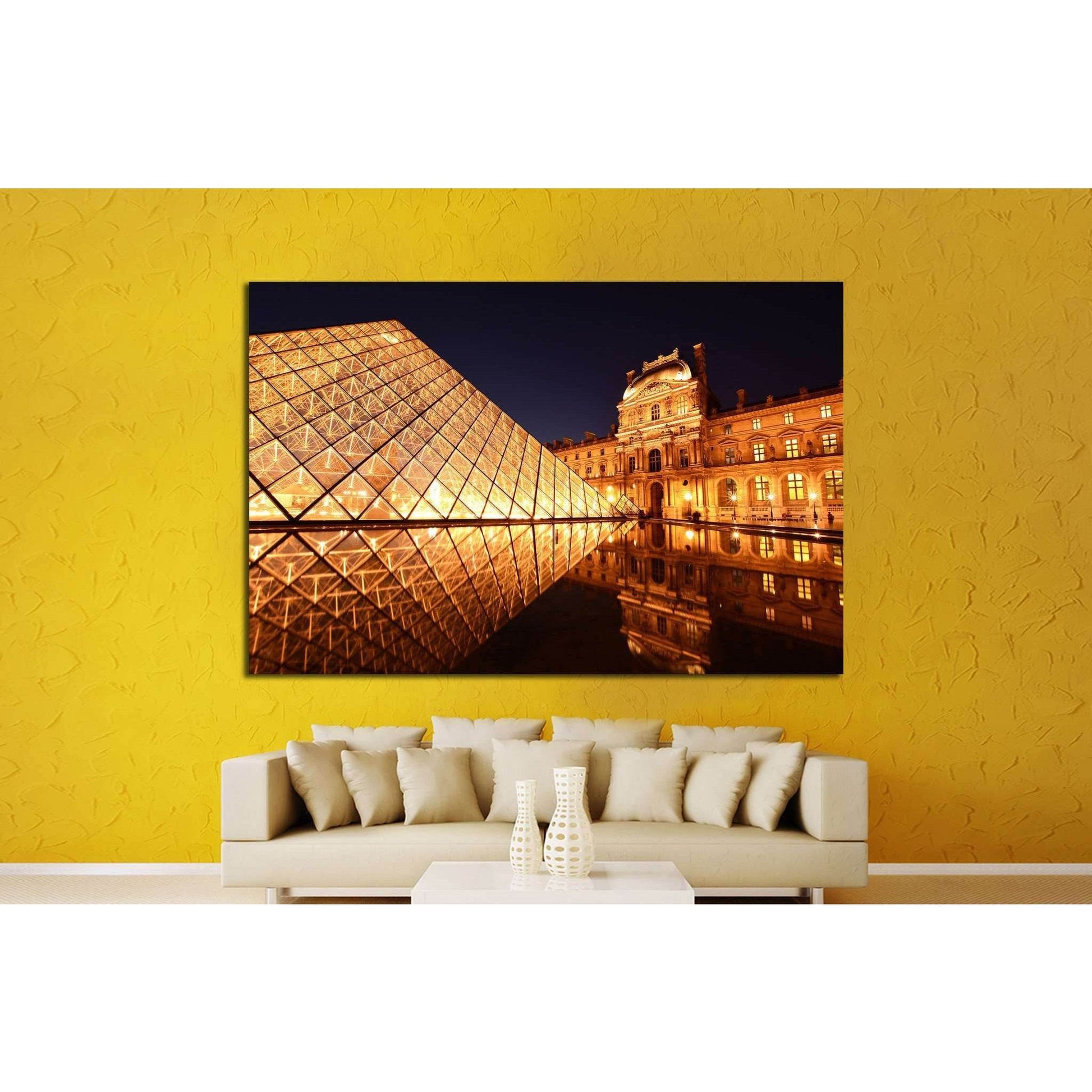 Louvre Paris №1168 Ready to Hang Canvas Print - Zellart Canvas Prints ALL_Products, s-1168