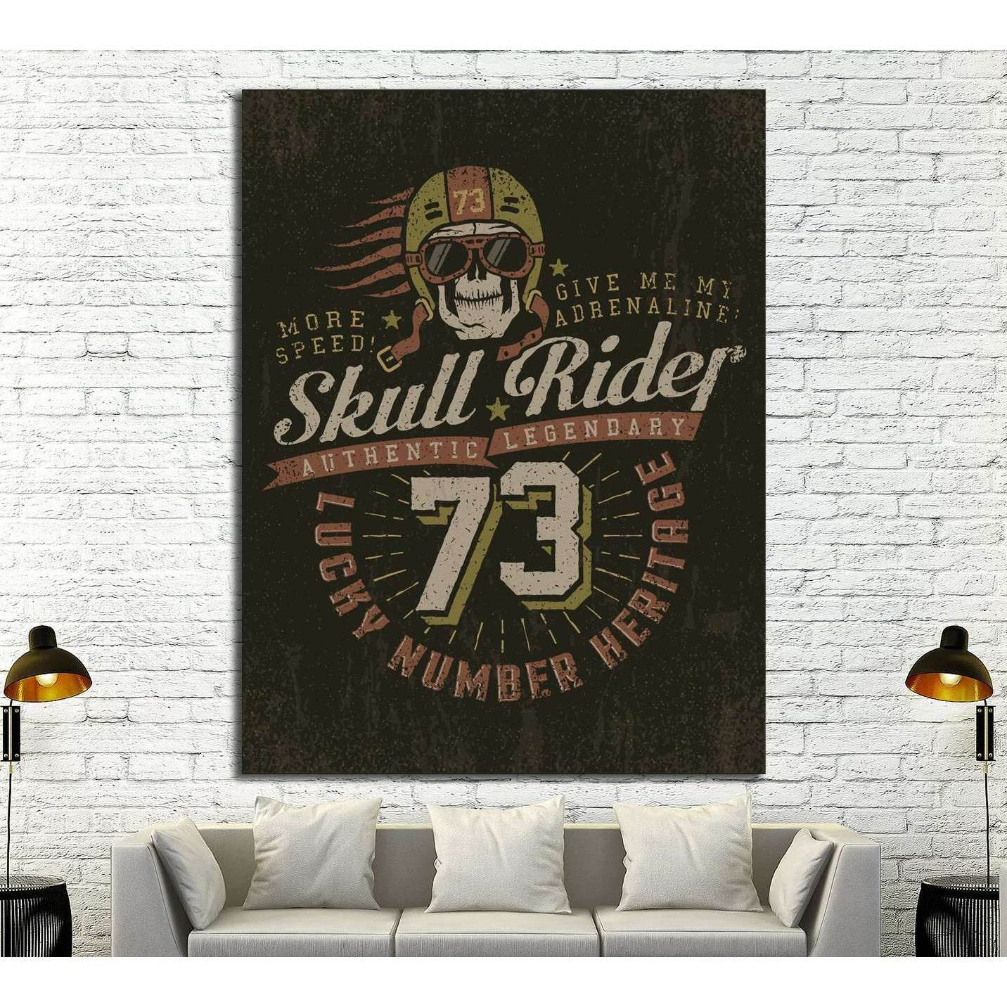 lucky numer heritage №4587 Ready to Hang Canvas Print - Zellart Canvas Prints ALL_Products, s-4587