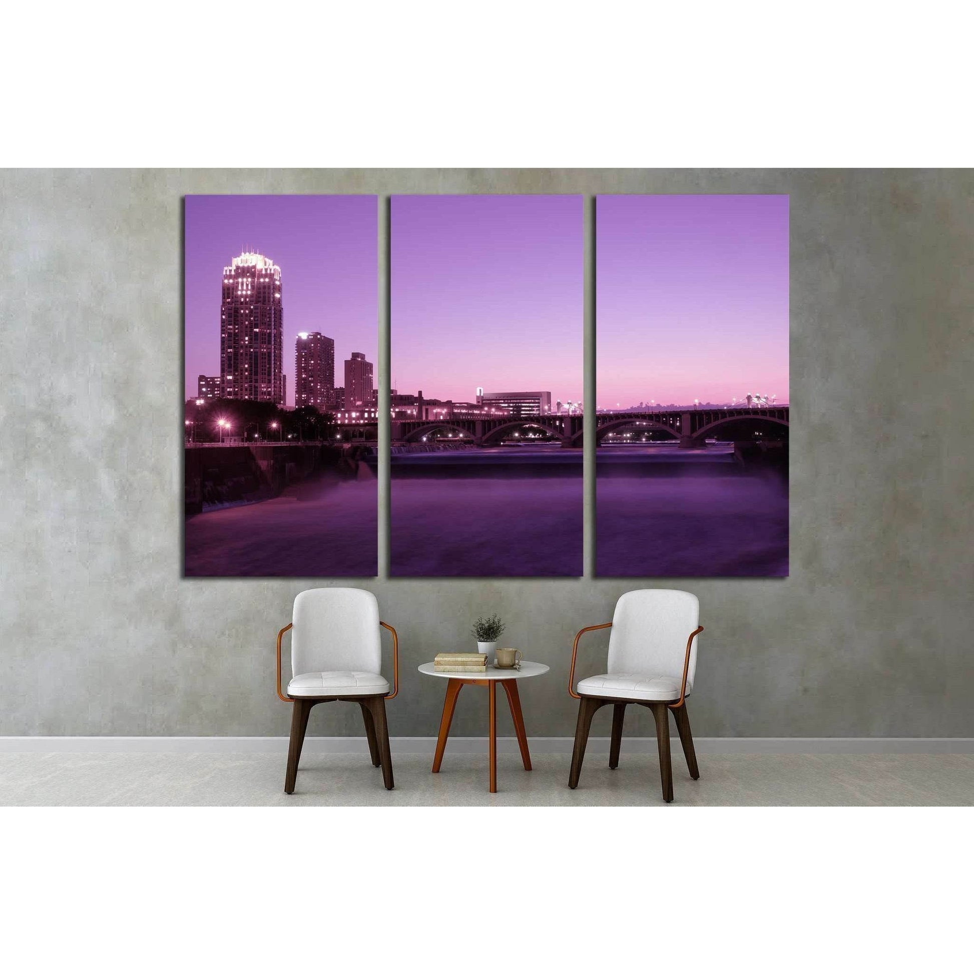 Magic hour in Minneapolis №1726 Ready to Hang Canvas PrintCanvas art arrives ready to hang, with hanging accessories included and no additional framing required. Every canvas print is hand-crafted, made on-demand at our workshop and expertly stretched aro