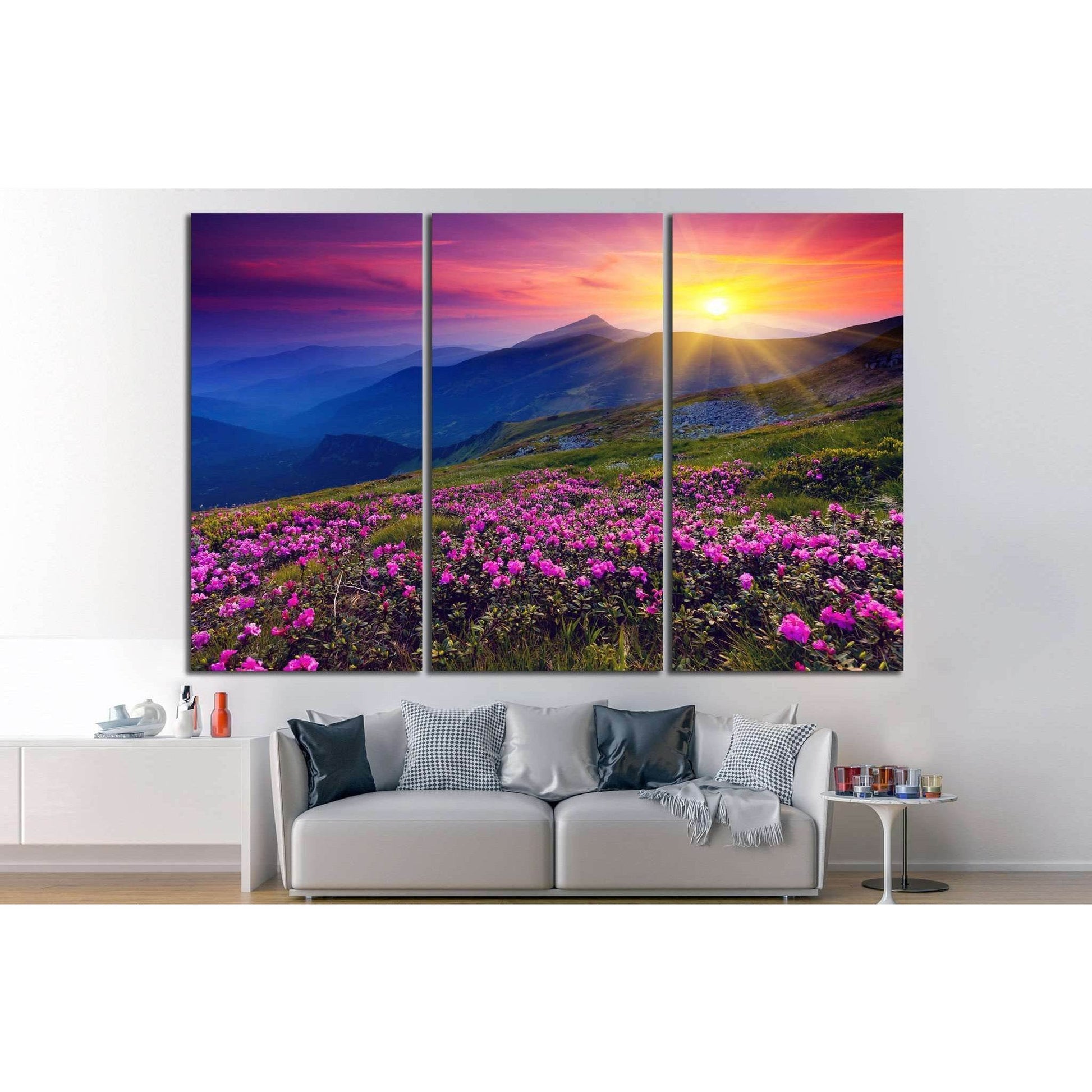 Magic pink rhododendron flowers №849 Ready to Hang Canvas PrintCanvas art arrives ready to hang, with hanging accessories included and no additional framing required. Every canvas print is hand-crafted, made on-demand at our workshop and expertly stretche