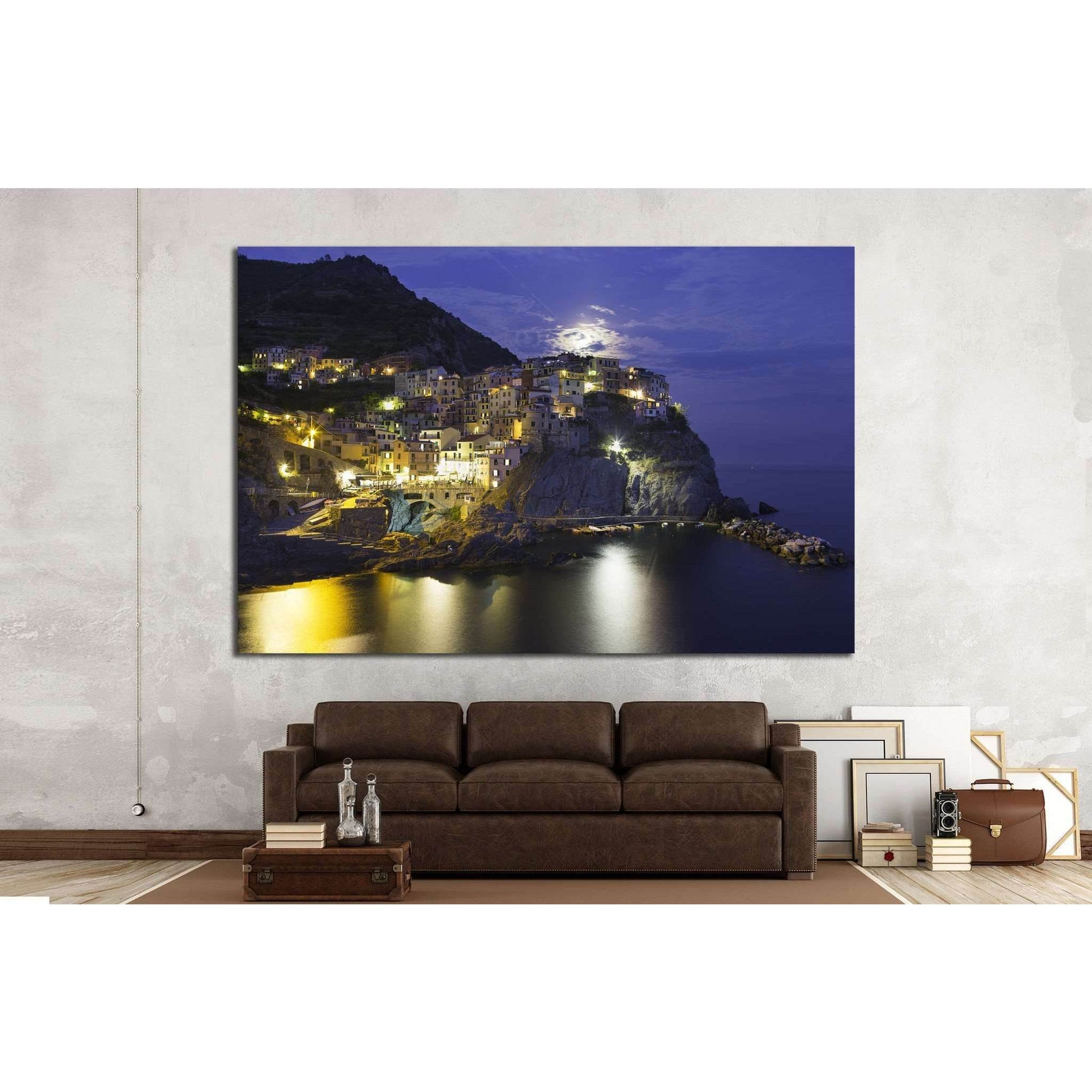 Manarola, Cinque Terre, Italy №1240 Ready to Hang Canvas Print - Zellart Canvas Prints ALL_Products, s-1240