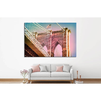 Manhattan Bridge in New York City №1572 Ready to Hang Canvas PrintCanvas art arrives ready to hang, with hanging accessories included and no additional framing required. Every canvas print is hand-crafted, made on-demand at our workshop and expertly stret
