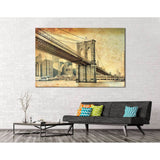 Manhattan Bridge №119 Ready to Hang Canvas Print