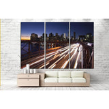 Manhattan, Brooklyn Bridge №823 Ready to Hang Canvas Print
