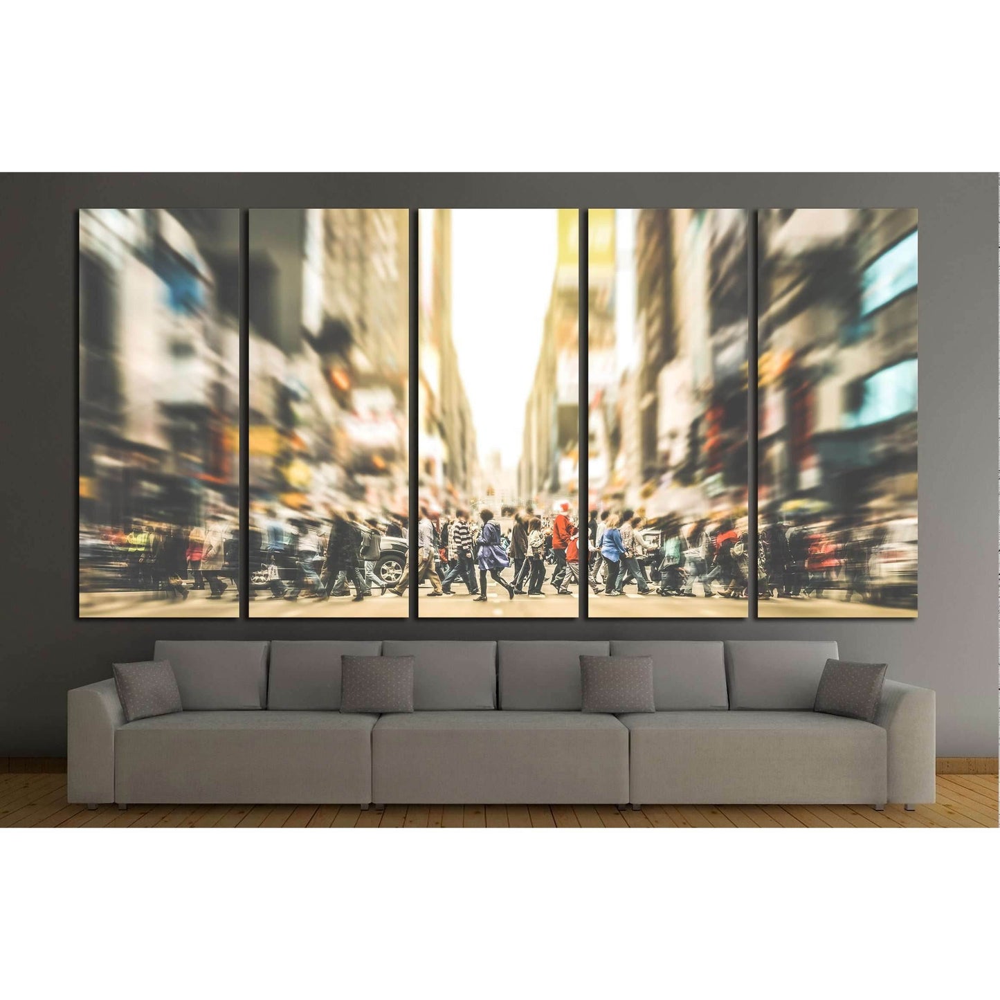 Manhattan - New York City №2944 Ready to Hang Canvas Print - Zellart Canvas Prints 0_NY_ART, ALL_Products, s-2944