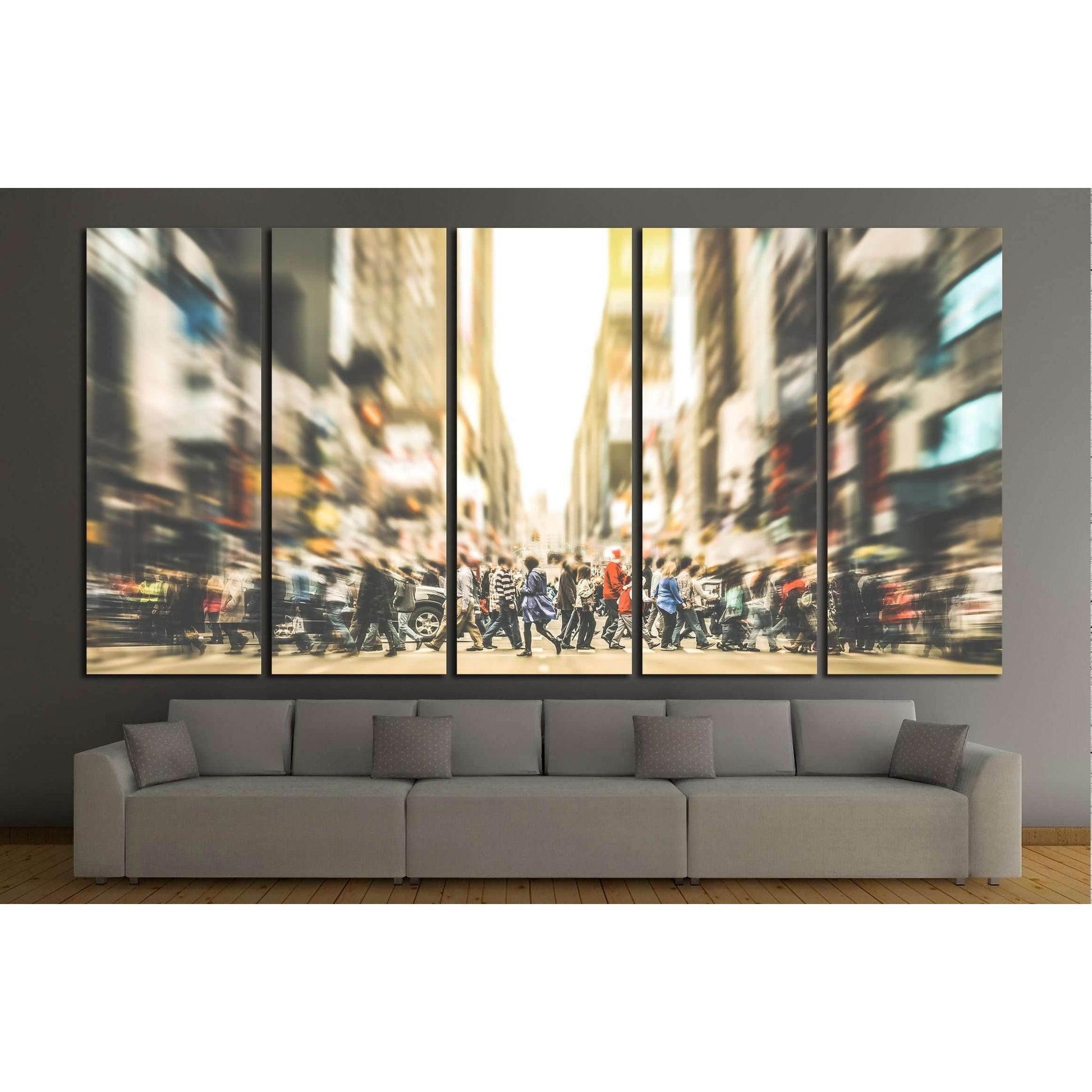 Manhattan - New York City №2944 Ready to Hang Canvas Print - Zellart Canvas Prints 0_NY_ART, ALL_Products, s-2944