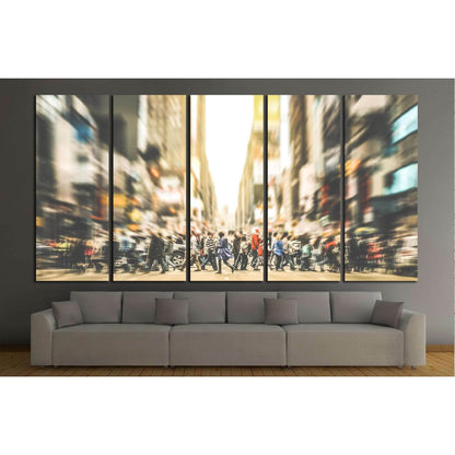 Manhattan - New York City №2944 Ready to Hang Canvas Print - Zellart Canvas Prints 0_NY_ART, ALL_Products, s-2944