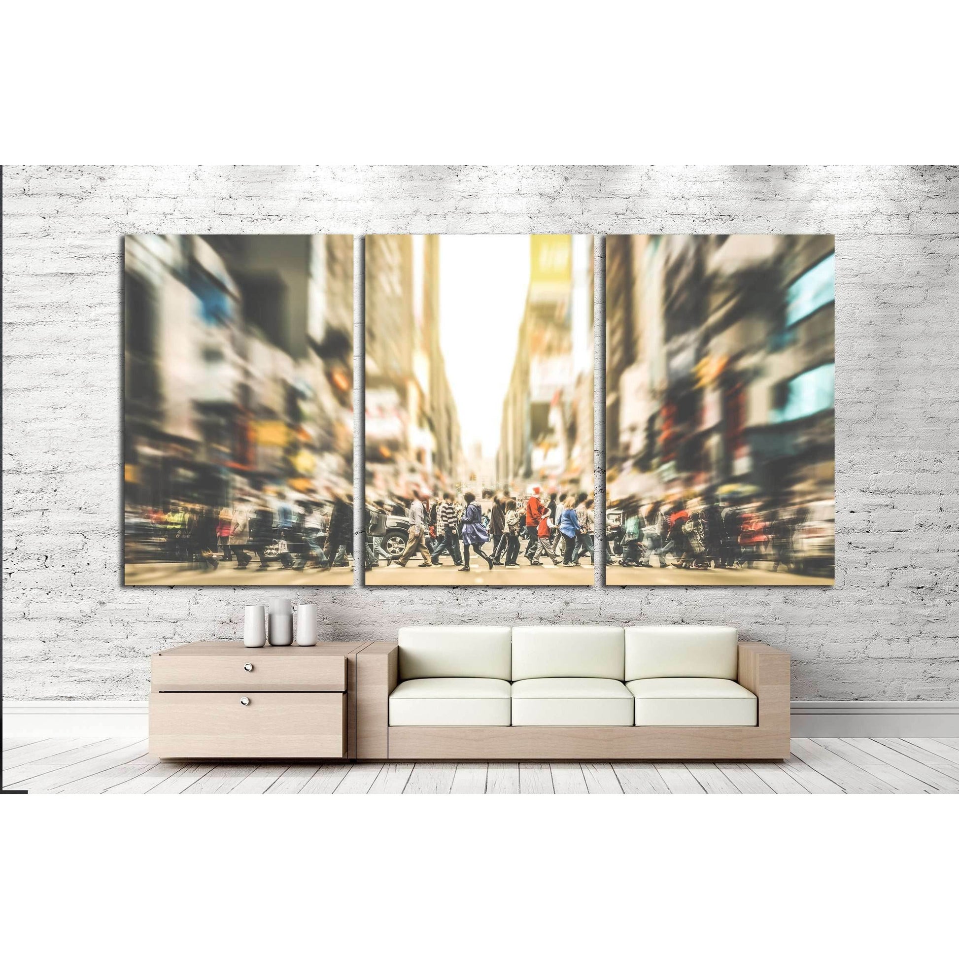 Manhattan - New York City №2944 Ready to Hang Canvas Print - Zellart Canvas Prints 0_NY_ART, ALL_Products, s-2944