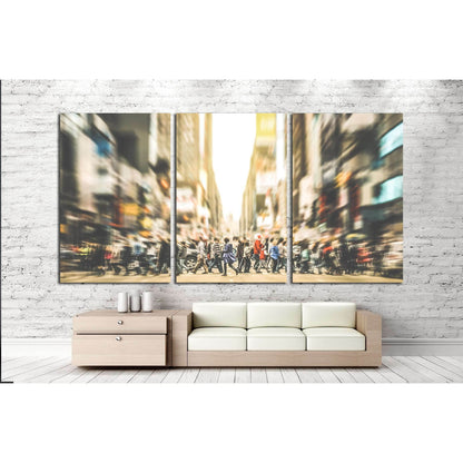 Manhattan - New York City №2944 Ready to Hang Canvas Print - Zellart Canvas Prints 0_NY_ART, ALL_Products, s-2944
