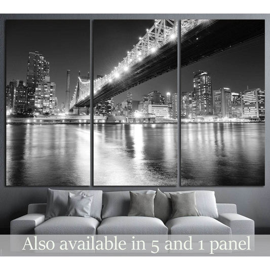 Manhattan skyline №776 Ready to Hang Canvas Print - Zellart Canvas Prints 0_NY_ART, ALL_Products, s-776