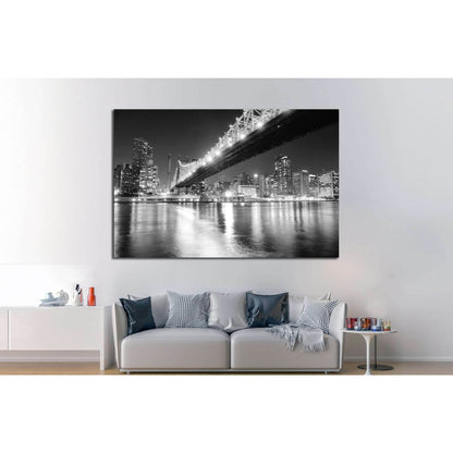 Manhattan skyline №776 Ready to Hang Canvas Print - Zellart Canvas Prints 0_NY_ART, ALL_Products, s-776