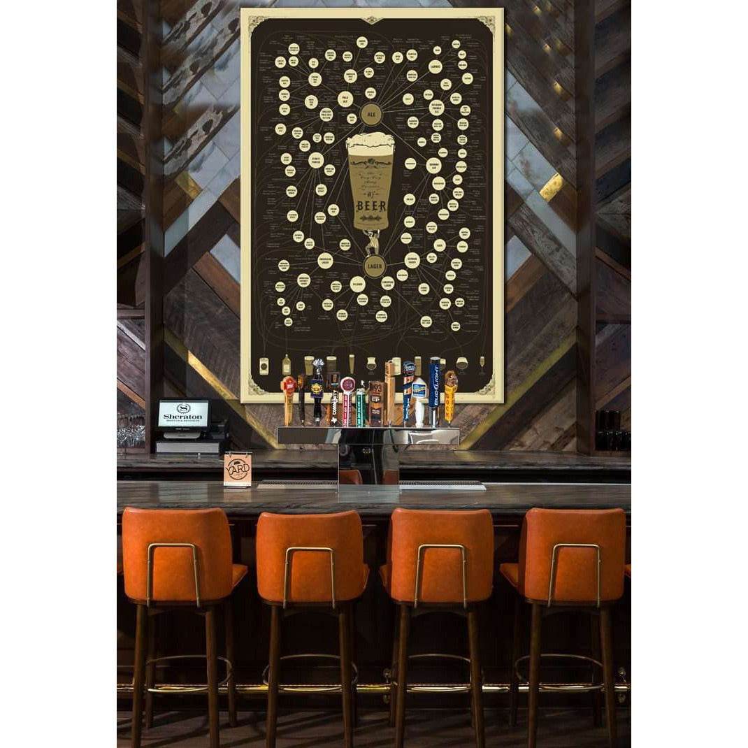 MANY VARIETIES OF BEER №2024 Ready to Hang Canvas PrintCanvas art arrives ready to hang, with hanging accessories included and no additional framing required. Every canvas print is hand-crafted, made on-demand at our workshop and expertly stretched around